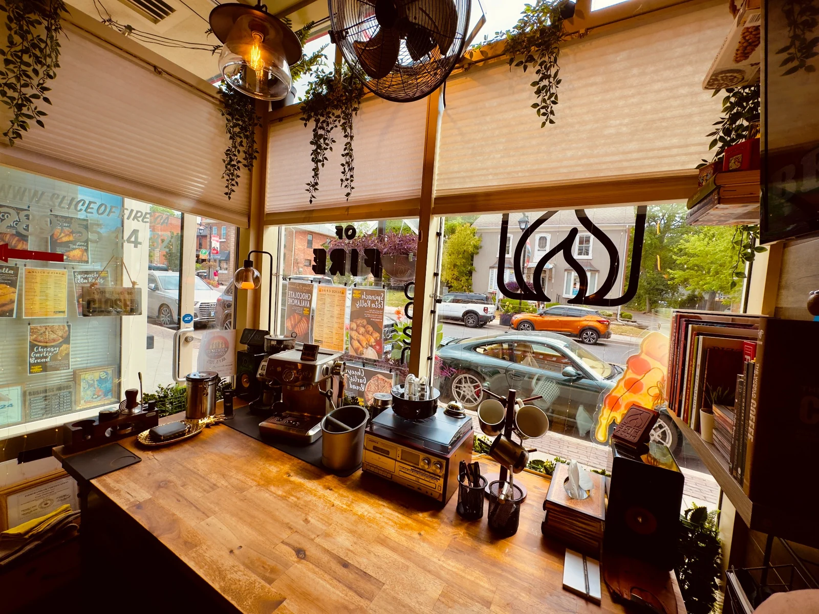 A warm interior view of the Bonibon atelier corner in Markham